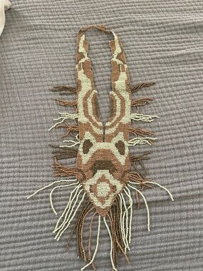 Handmade Beaded Fringe Necklace